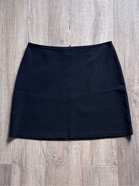 Suzy Shier High Waist Mini Skirt in Black